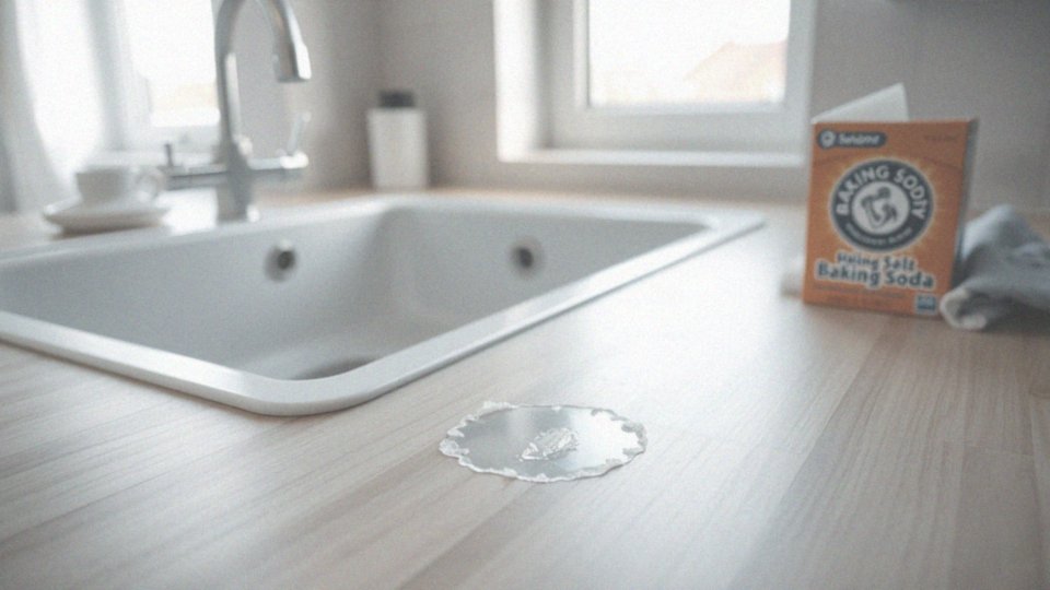 W jaki sposób soda oczyszczona pomaga w usuwaniu kleju?