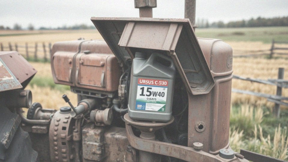 Jakie są zalety używania oleju 15W/40 w Ursusie C-330?
